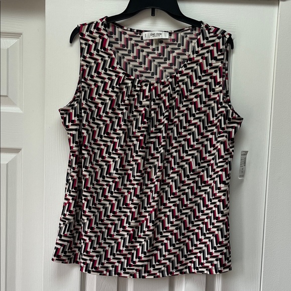 NWT Jones Studio Sleeveless Blouse - Picture 1 of 5